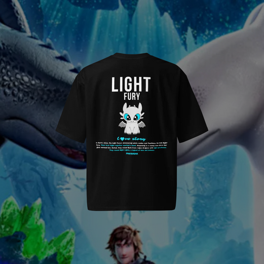 Light Fury T-Shirt | Light Fury and Dark Fury Collection